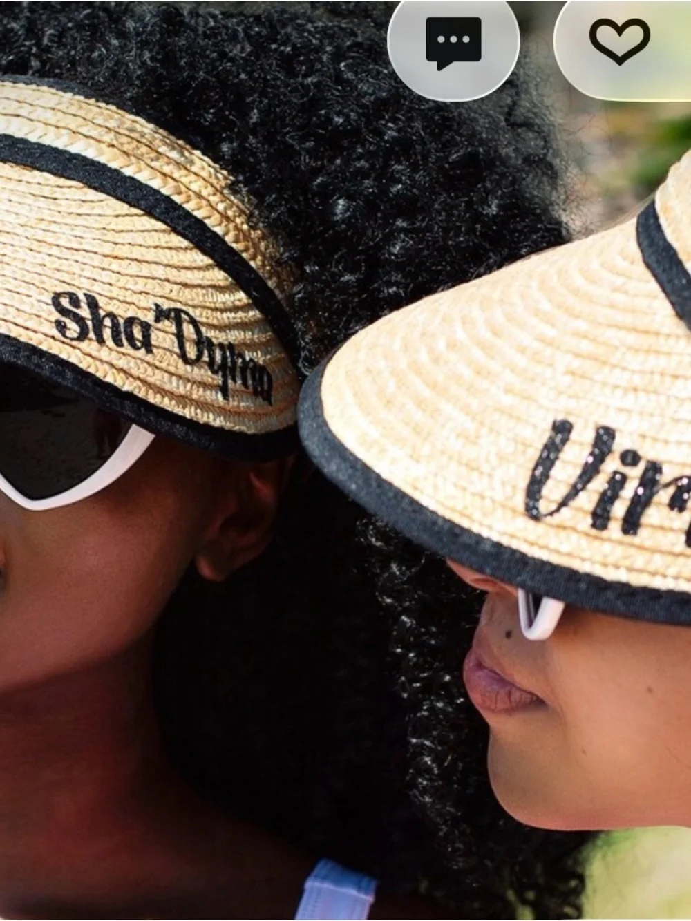 Straw Sun Visors with Black Trim (pack of 12)